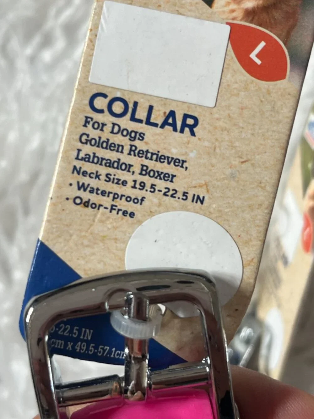 NWT Bundle of 2 Vibrant Life Waterproof & Odor-Free Dog Collars (Size L)